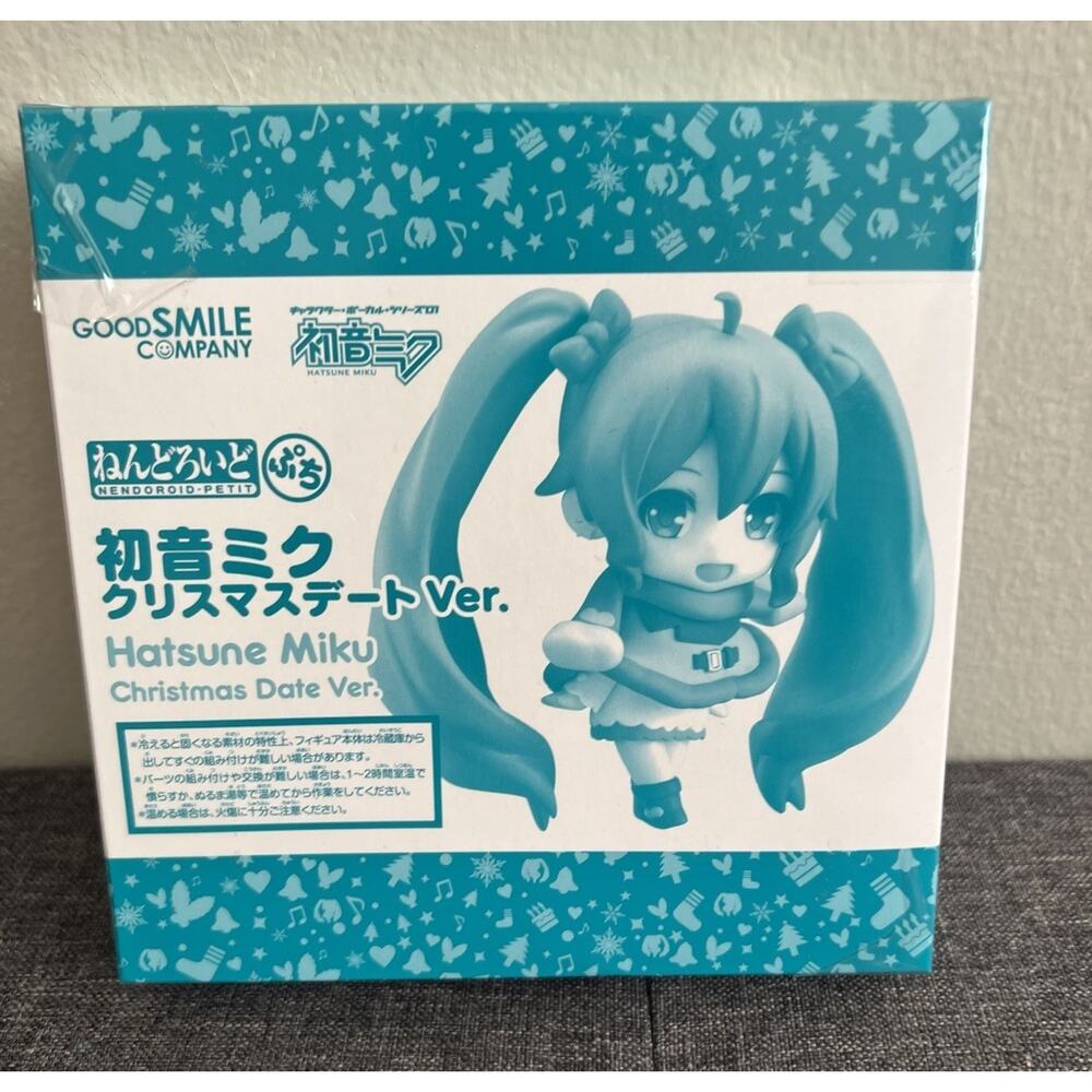 Hatsune Miku Vocaloid Christmas Date Nendoroid Petit Brand New US Seller